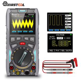 Coupon MUSTOOL MDS9208 3In1 Oscilloscope Multimeter Signal Generator 12MHz 50Msps Portable High Storage Capacity Low Power Consumption
