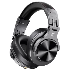 Coupon OneOdio A70 Headset bluetooth Headphone Hi-Res Audio Professional Studio Monitor DJ Headphones 3.5mm 6.35mm Over-Ear Wireless Headset