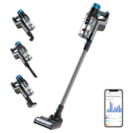Coupon Proscenic P11 Smart Cordless Vacuum Cleaner 30000Pa Suction 650ml Dustbin 4 Stage Filtration System Up to 60Mins Runtime LED Touch Screen Smart App Display