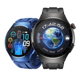 Coupon Rogbid Tank M5 1.43 inch AMOLED Display ECG+PPG bluetooth Call Heart Rate Blood Pressure Blood Oxygen Monitor Sleep Non invasive Blood Glucose Measurement Stress Tests Multi sport Modes Music Playback IP68 Waterproof 440mAh Massive Battery Smart Watch