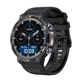 Coupon SENBONO MAX18 1.43 inch AMOLED Screen Innovative GPT AI Gesture Function bluetooth Call Heart Rate Blood Pressure Blood Oxygen Monitor Sleep Monitoring AI Dial Multi sport Modes Music Playback 3ATM Waterproof Smart Watch