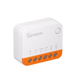 Coupon SONOFF MINI R4 Wifi Switch Module Smart Wi-Fi Two Way Switch Smart Home Works R5 S-MATE Wireless Control Alexa Google Home