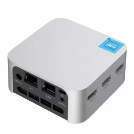 Coupon T-BAO T8 Plus Intel Alder Lake N100 MAX 3.40 GHz Mini PC 8GB RAM 256GB SSD Windows11 Triple Display Mini Computer Desktop PC – White