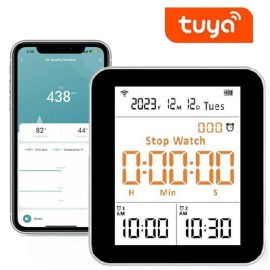 Coupon WiFi 14 In1 Air Quality Monitor CO2 PM2.5 PM10 HCHO TVOC Monitor Temperature Humidity Meter Multifunction Air Gas Analyzer