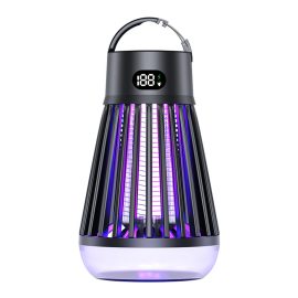 Coupon AGSIVO Cordless LED Digital Display Electric Mosquito Bug Zapper Mosquito Killing Lamp Fly Trap Camp Lamp with Rechargeable Battery for Indoor and Outdoor