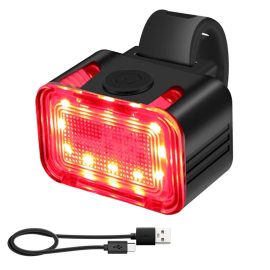 Coupon Astrolux® TL01 Bike Taillight 500mAh Battery 6 Light Modes USB-C Rechargeable IPX6 Waterproof Wear-resistant Aluminum Shell Bicycle Rear Light for Night Cycling