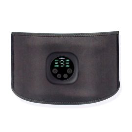 Coupon Ems Muscle Stimulator Unisex 6 Massage Modes Abdominal Pulse Trainer Portable Electric Smart Fitness Equipment with Display