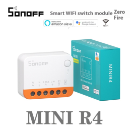 Coupon Sonoff MINIR4 dual-control smart WIFI switch bi-directional control timing Amazon Alexa voice