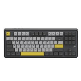 Coupon Ajazz Ak870pro 87 Keys Tri-mode Mechanical Gaming Keyboard Gasket-Structure RGB PBT Hot Swappable 2.4G/BT/Wired Gamer Keyboards for PC Laptop Computer