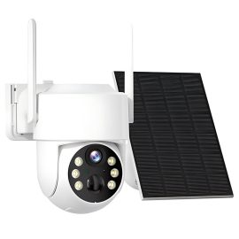 Coupon Hiseeu WTD714 4MP 2K HD Solar PTZ WiFi Security Camera PIR Motion Detection Color Night Vision Two-Way Audio IP66 Waterproof CCTV Surveillance Cameras iCSee APP