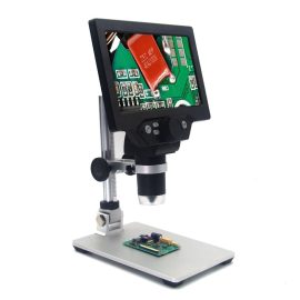 Coupon MUSTOOL G1200 Digital Microscope 12MP 7 Inch Large Color Screen Large Base LCD Display 1-1200X Continuous