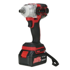 Coupon VIOLEWORKS 580N.M 2 in 1 Electric Cordless Brushless Impact Wrench Driver Socket Screwdriver