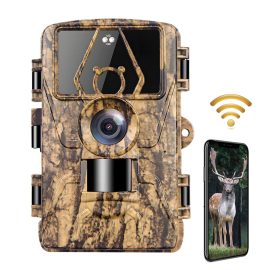 Coupon ZANLURE 60MP Wildlife Trail Hunting Camera 4G LTE Download Support 8K FHD Video Resolution Waterproof Motion Detection 15m PIR Night Vision GPS Camera for Outdoors Photography