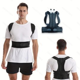Coupon Adjustable Posture Corrector Fitness Back Support Shoulder Lumbar Brace Support Adjustable Belt Comfortable Corrector Belt