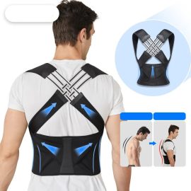 Coupon Adjustable Spine Posture Corrector Protection Back Shoulder Posture Correction Band Humpback Back Pain Relief Corrector