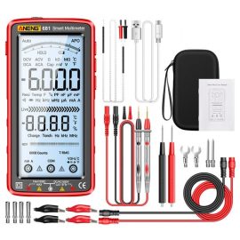 Coupon ANENG 681 Rechargable Digital Professional Multimeter Non contact Voltage Tester ACDC Voltage Meter Touch Screen Current Tester