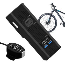 Coupon BENGGUO 2 in 1 Wired Control Bike Headlight 2000mAh Power Bank Handlebar Flashlight USB Charging IPX4 Waterproof with Bell for Mountain Cycling Night Safe Riding