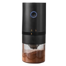 Coupon Electric Coffee Grinder Cafe Automatic Coffee Beans Mill Conical Burr Grinder Machine for Home Travel Portable USB Rechargeable