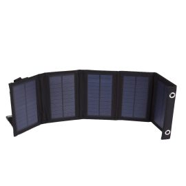 Coupon Outdoor Hiking Waterproof Solar panel 5V 7W For Iphone Samsung power bank Solar USB Portable Solar Charger 10W camping Accessori