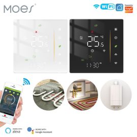 Coupon Smart Tuya WiFi Temperature Controller Thermostat Intelligent Floor Heating Constant Temperature Switch Programmable Room Temperature Controller Hydropower Boiler Temperature Control Socket