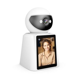 Coupon Srihome SH053 2MP 1080P WiFi PTZ IP Dome Camera Wireless AI Humanoid Auto Tracking Video Intercom Home Security CCTV Baby Monitor EU Standard