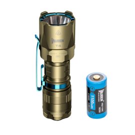 Coupon WUBEN T4 401M EDC Tactical Flashlight 850LM USB Rechargeable with Battery Small Keychain Flashlight Powerful Long Throw LED Mini Torch Pocket Light