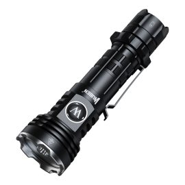 Coupon WUBEN T600 1400 Lumen 600m Long Range Tactical Flashight,USB Rechargeable Dual Button for Camping Searching Light