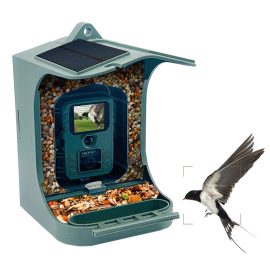 Coupon ZANLURE BC303 Solar Powered 1080P 24MP Wireless WiFi Smart Bird Feeder Camera IP65 Waterproof With Motion Sensor Bird Feeder Outdoor Bird Camera