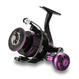 Coupon ZANLURE KD PRO Spinning Fishing Reel 5.0:1 Gear Ratio 10kg Max Drag Metal Rocker Freshwater Saltwater Fishing Ree