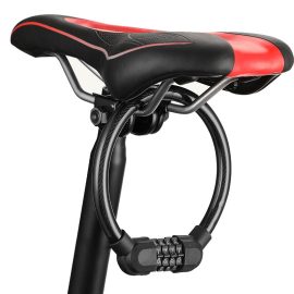 Coupon BENGGUO Bike Cable Lock 4-Digit Combination Password High Security Waterproof Bicycle Chain Lock for Cycles Mountain Bike