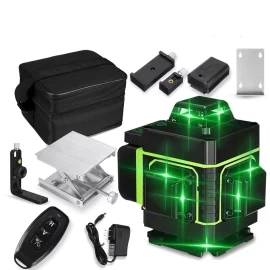Coupon FASGet 4D 16 Lines Green Laser Levels 360 Horizontal &Vertical Cross Lines With Auto Self Leveling super powerful Laser Beam