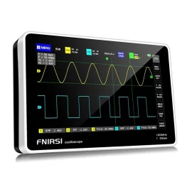 Coupon FNIRSI 1013D 7 inch Digital 2 Channels Tablet Oscilloscope 100M Bandwidth 1GSs Sampling Rate 800×480 Resolution Capacitor Screen Touch + Gesture Operation Oscilloscopes