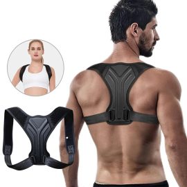 Coupon KALOAD Adjustable Back Shoulder Posture Corrector Belt Clavicle Spine Support for Home Office Sport Upper Back Neck Brace