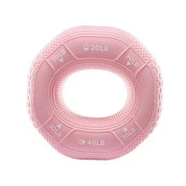 Coupon KALOAD Silicone Adjustable 20-90LB Hand Grip Strength Exercise Gripping Ring Fitness Finger Forearm Trainer Carpal Expander