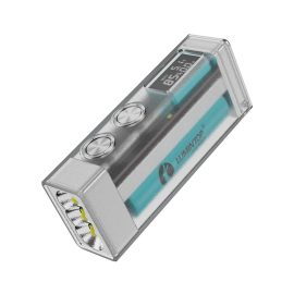 Coupon LUMINTOP Moonbox 10000LM LCD Display Rechargeable Flood Flashlight With Sideliht Built-in Battery Super Bright EDC LED Torch