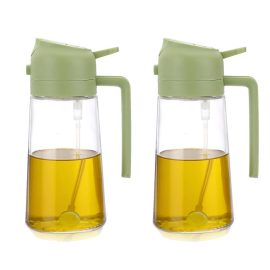 Coupon Two in One Oil Dispenser Oil Sprayer Refillable Oil Sprayer Commercial Food Grade Spray Bottle Oil Mister for Cooking Baking Frying BBQ