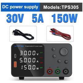 Coupon WANPTEK Lab Bench Power Supply 300W Laboratory Switching Power Supply Unit 30V 10A Adjustable Digital Source 60V 5A Voltage Stabilizer