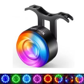 Coupon WEST BIKING Smart Brake Sensing Bike Taillight 400mAh Battery 8 Lighting Modes Waterproof Type-C Rechargeable Vibration Sensor Memory Function Colorful Bicycle Rear Light