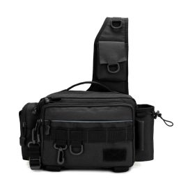 Coupon ZANLURE Multifunction Fishing Tackle Bag Rod Reel Lure Storage Single Shoulder Travel Backpack