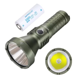 Coupon Astrolux® FT03 Pro HI50 LED 3050LM High Lumen Flashlight 1280M Thrower USB-C by 5000mAh 26650 Battery