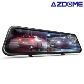 Coupon AZDOME PG17 11.8inch Car Mirror DVR GPS 2K Dual Cameras Touch Screen RearView Stream Media Video Recorder Night Vision Dash Cam