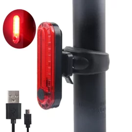 Coupon BIKIGHT Bike Taillight 650mAh Battery USB Rechargeable Red LED Bright Rear Light Waterproof Easy to Install Bicycle Light for Safety Cycling