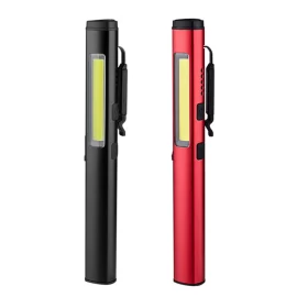 Coupon Bikight Magnetic LED Work Flashlight Pen Light USB Rechargeable Emergency Mini Torch Super Bright Outdoor Camping COB Pocket Lamp