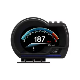 Coupon Car Head Up Display OBD2+GPS Smart Car HUD Gauge Digital Odometer Security Alarm Water Temperature Alarm
