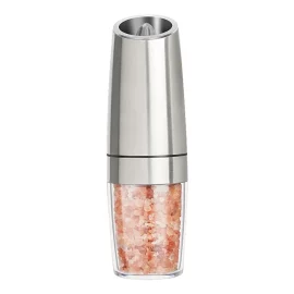 Coupon Electric Pepper Mill Sets Herb Coffee Grinder with LED Light Automatic Gravity Induction Salt Shaker Grinders Machine Spice Mill Tool