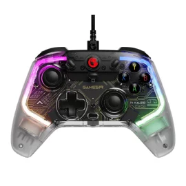 Coupon GameSir T4 Kaleid Gaming Controller Wired Gamepad with Hall Effect Built in 6 axis Gyro 3D Joystick RGB Light Gamepad for Switch Windows PC Steam Android TV Box