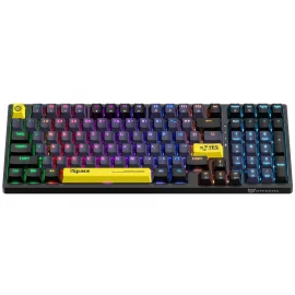 Coupon ONIKUMA G38 98 Keys Mechanical Gaming Keyboard Hot Swappable Brown/Blue Switch RGB USB Type-C Wired Gaming Keyboard for PC Computer Office