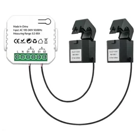 Coupon Tuya Wifi or Zigbe Smart Energy Meter 1CH or 2CH Solar PV System Power Production Consumption Bidirectional Monitoring Meter Power Monitor