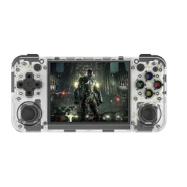 Coupon ANBERNIC RG35XX H 64G Handheld Game Console 3.5 Inch Screen Game Console 5000+ Games Open Source 3300mAH Battery Rechargeable Video Game Console Player Linux System Support WiFi bluetooth