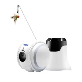 Coupon ESCAM QF011 2MP 1080P Smart Pet Robot Camera Baby Monitors Smart Home Presence Detection Remote APP Control Monitor Night Vision Two way Intercom Preventing Collisions Cat Toy Ball Recgmesotion Tracking Camera Anti theft Machine